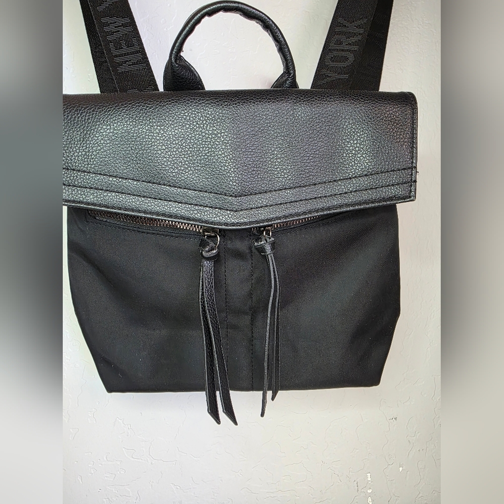 Botkier Adjustable Strap Black Backpack - image 4